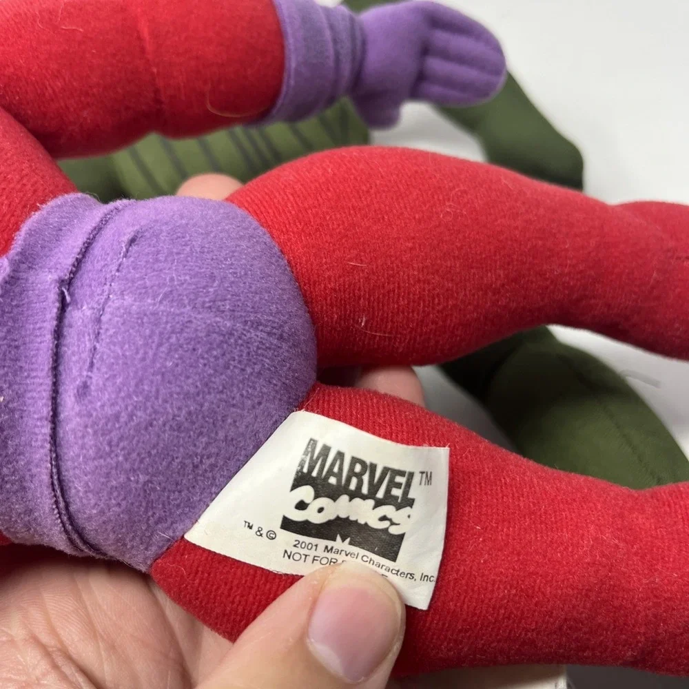 Vintage Marvel Comics Plush Lot 4 Green Goblin Hawk Girl Daredevil Magneto Doll